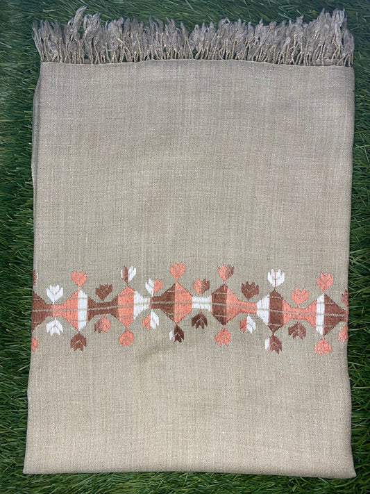 Embroidered Pashmina Wool Shawls From Islampur Swat